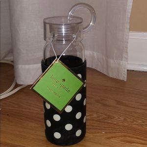 Kate Spade ♠️ Glass Water Bottle